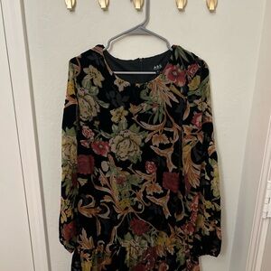 Floral Long Sleeve Dress